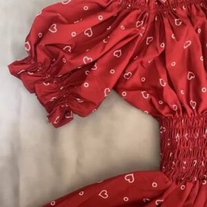 پیراهن عروسکی قلب قلبی